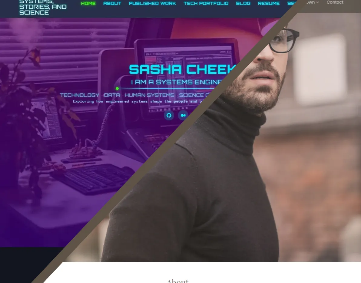 Sasha Cheek Bootstrap Portfolio